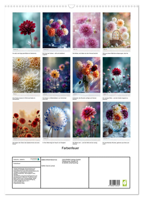 Farbenfeuer (CALVENDO Wandkalender 2026)