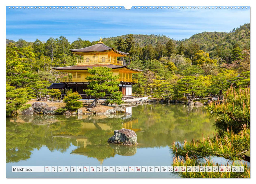 JAPAN Journey through time and beauty (CALVENDO Monthly Calendar 2026)