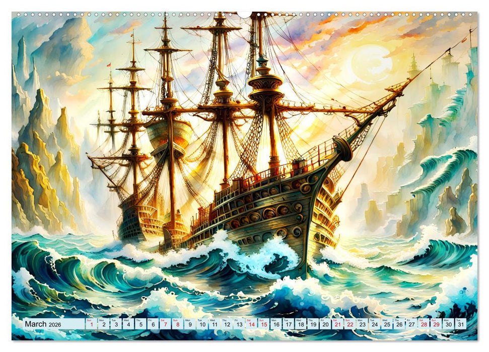 Sail of eternity (CALVENDO Premium-Calendar 2026)