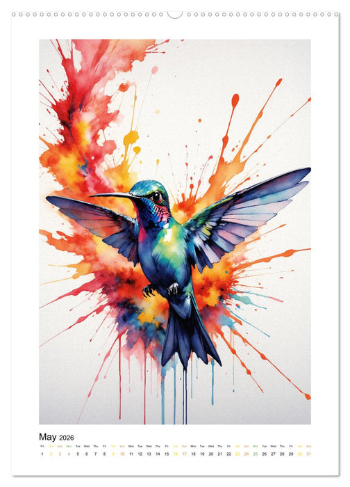 Fantastic Animal World: A Play of Colors and Elegance (CALVENDO Monthly Calendar 2026)