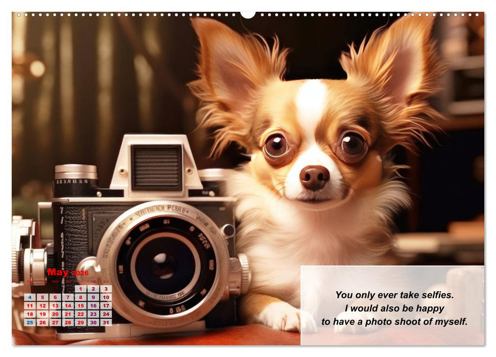 Great fun for Chihuahua lovers (CALVENDO Monthly Calendar 2026)