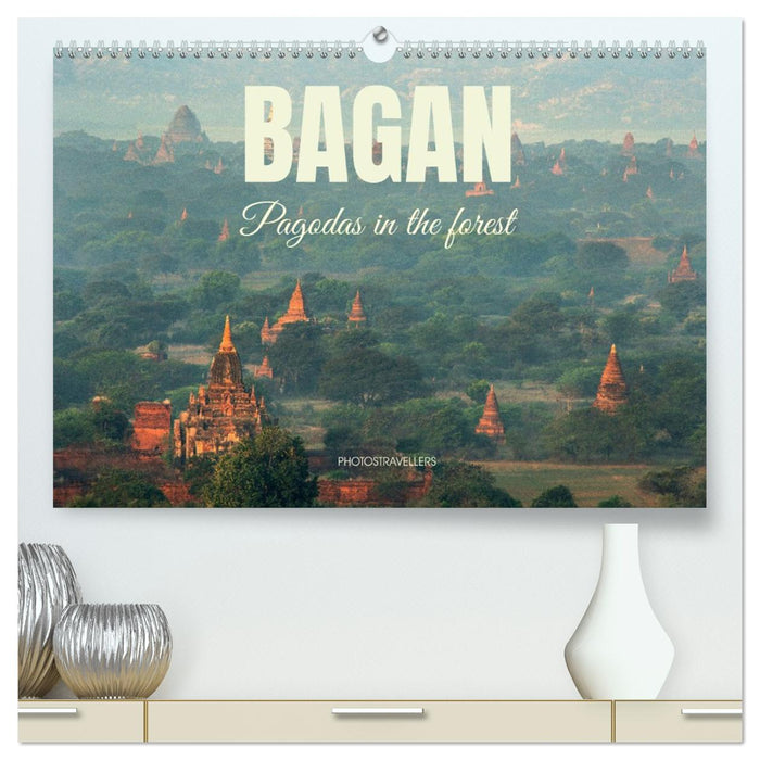 Bagan - Pagodas in the forest (CALVENDO Premium-Calendar 2026)