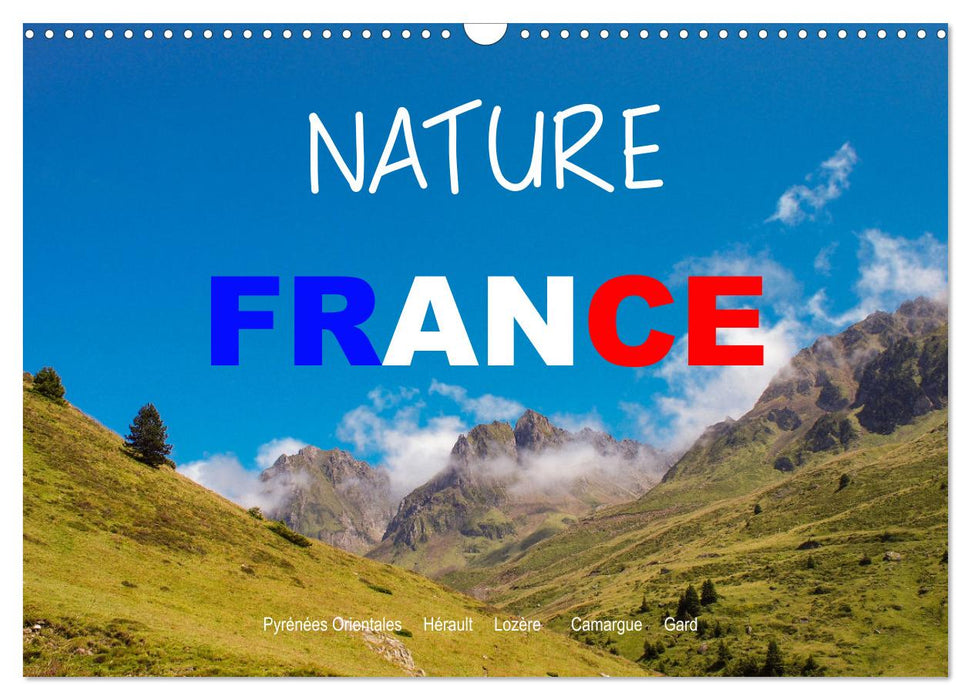 Nature sud de la France (CALVENDO Calendrier mensuel 2026)
