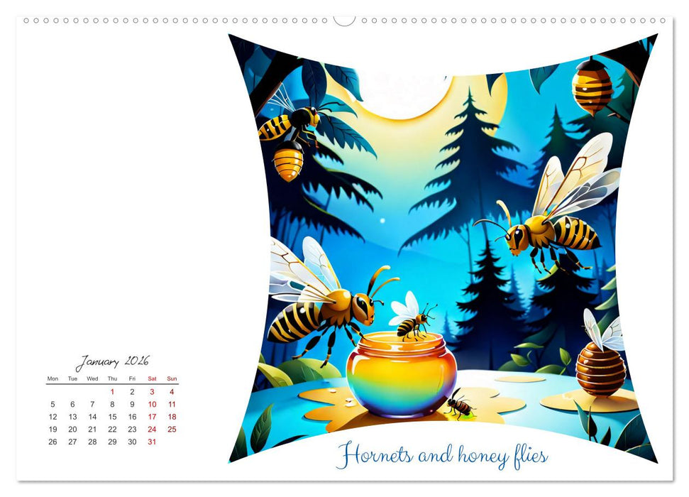 The magical world of fables (CALVENDO Monthly Calendar 2026)