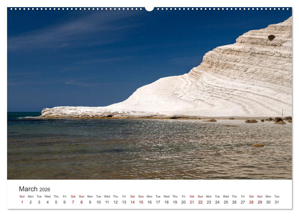 Sicily - The island where winter does not exist (CALVENDO Premium-Calendar 2026)