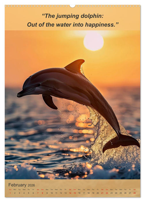 Funny animalistic yoga poses (CALVENDO Monthly Calendar 2026)