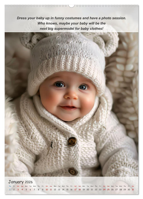No more boredom for your baby (CALVENDO Premium-Calendar 2026)