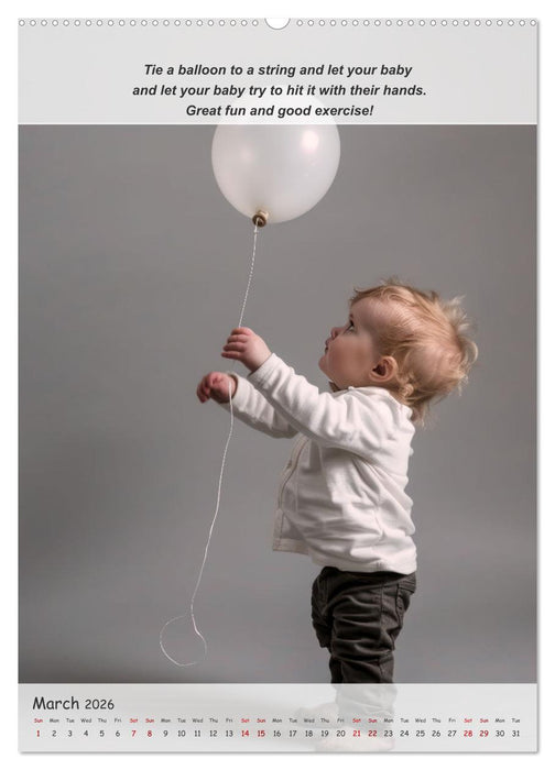 No more boredom for your baby (CALVENDO Premium-Calendar 2026)
