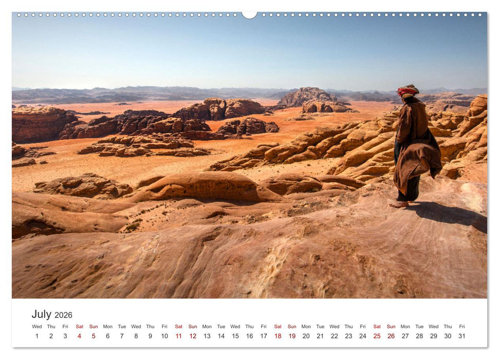 Jordan Sand, Stone and Salt (CALVENDO Premium-Calendar 2026)