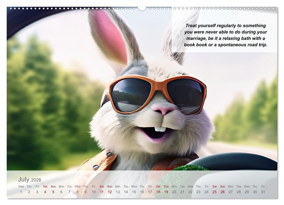 Positive new start after divorce (CALVENDO Premium-Calendar 2026)