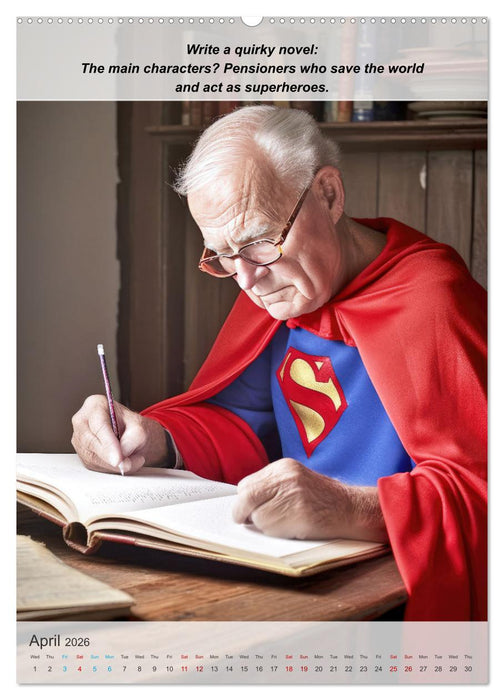 Exploring new passions as a pensioner (CALVENDO Premium-Calendar 2026)