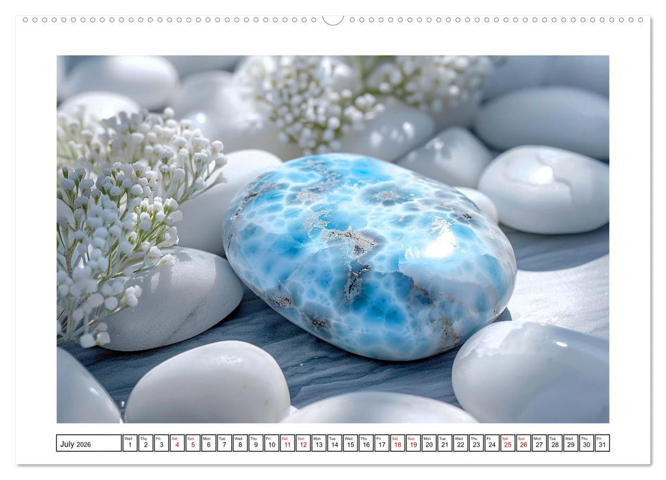 Shining Semi-Precious Stones (CALVENDO Premium-Calendar 2026)