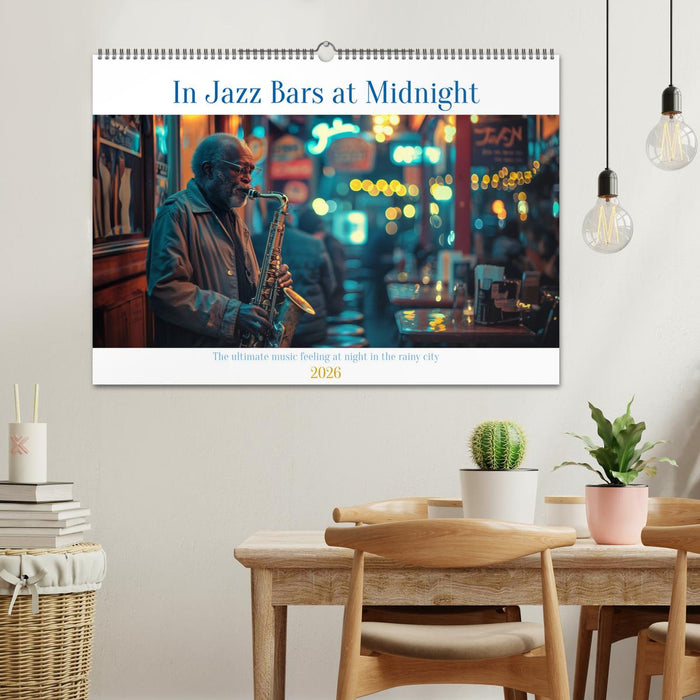 In Jazz Bars at Midnight (CALVENDO Monthly Calendar 2026)