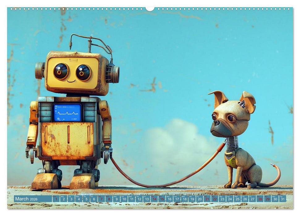 Robots Are Just People Too (CALVENDO Monthly Calendar 2026)