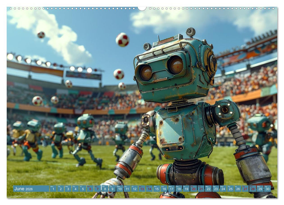 Robots Are Just People Too (CALVENDO Monthly Calendar 2026)