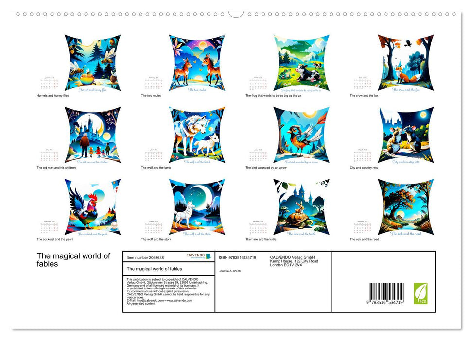 The magical world of fables (CALVENDO Premium-Calendar 2026)