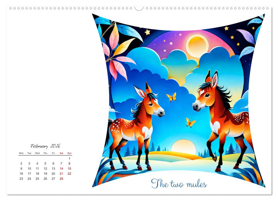 The magical world of fables (CALVENDO Premium-Calendar 2026)