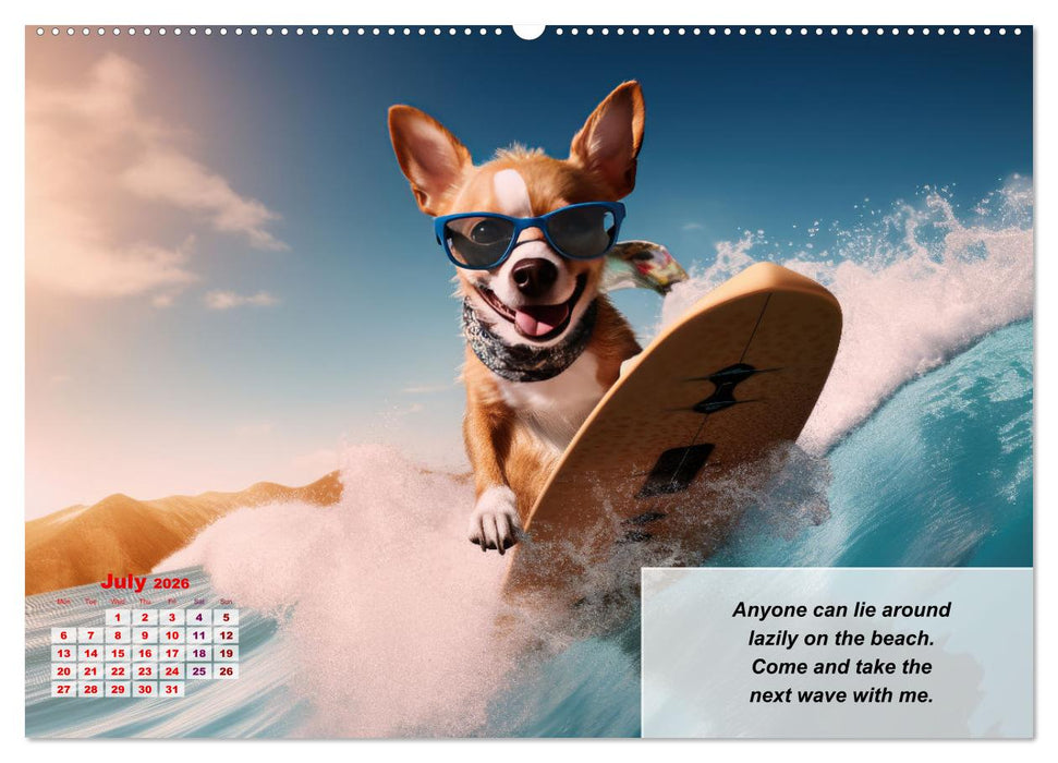 Great fun for Chihuahua lovers (CALVENDO Premium-Calendar 2026)