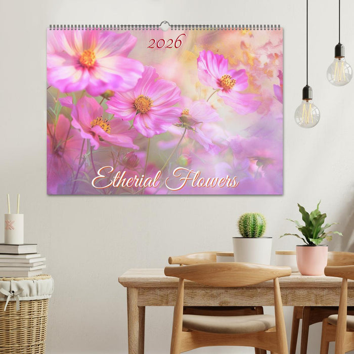 Etherial flowers (CALVENDO Monthly Calendar 2026)