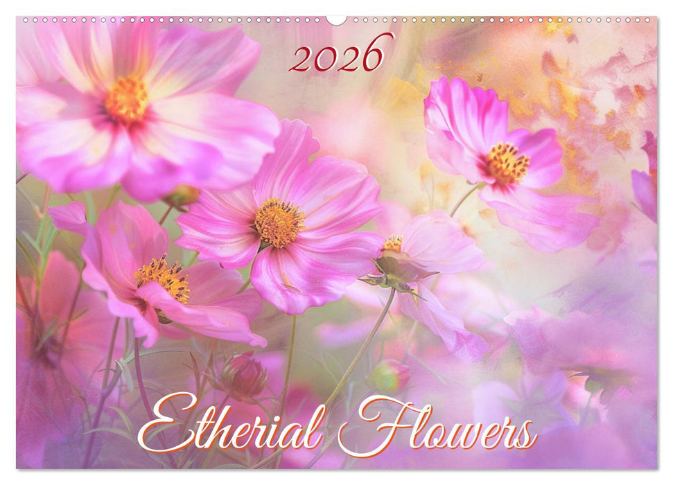 Etherial flowers (CALVENDO Monthly Calendar 2026)