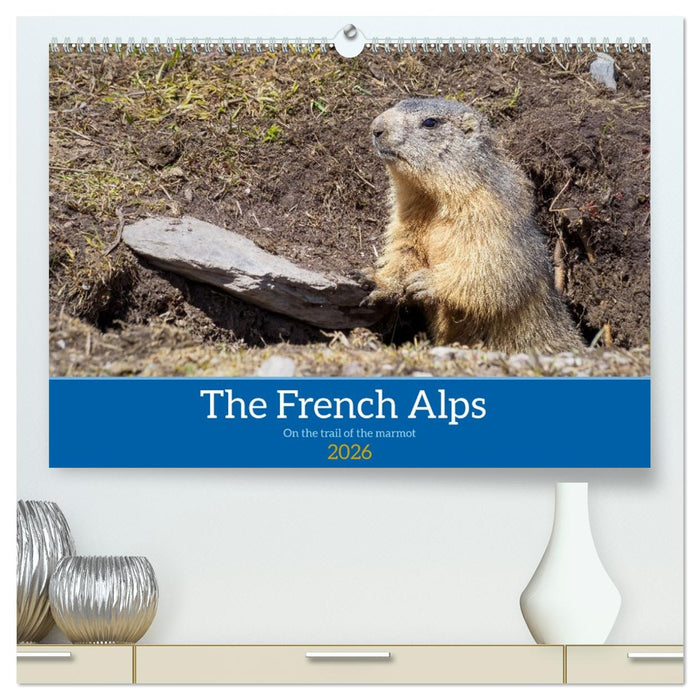 The French Alps, on the trail of the marmot (CALVENDO Premium-Calendar 2026)