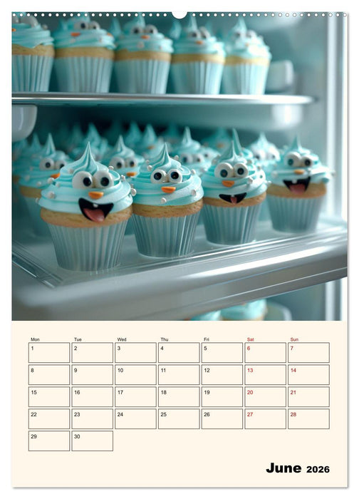The Light ist still on in the Fridge (CALVENDO Monthly Calendar 2026)