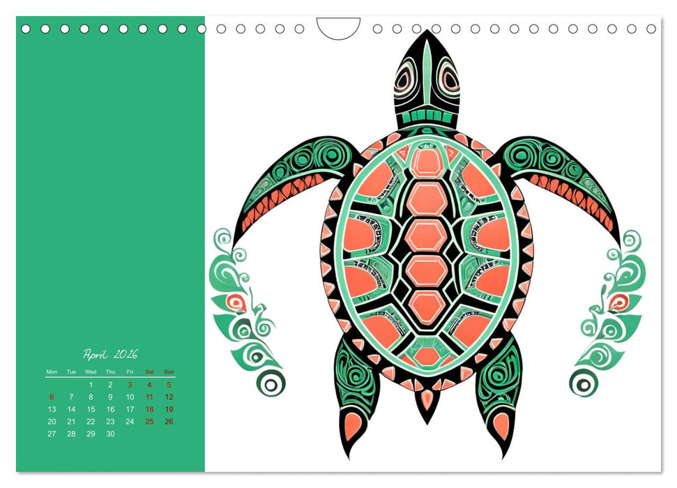 Tribal animals (CALVENDO Monthly Calendar 2026)