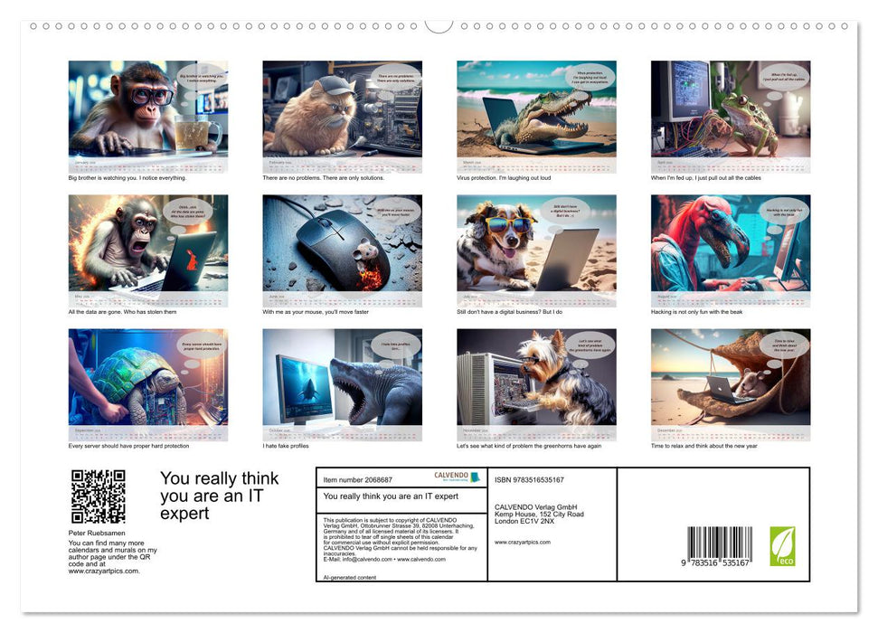 You really think you are an IT expert (CALVENDO Premium-Calendar 2026)