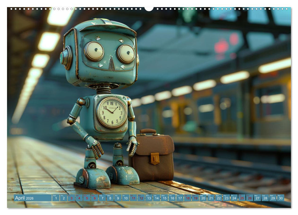 Robots Are Just People Too (CALVENDO Premium-Calendar 2026)