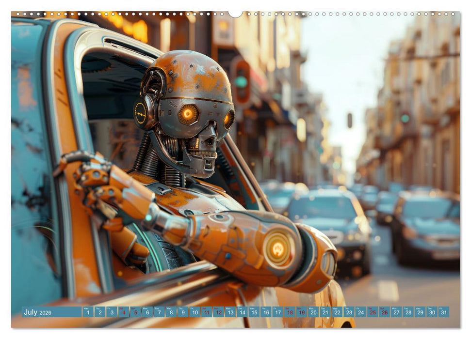 Robots Are Just People Too (CALVENDO Premium-Calendar 2026)