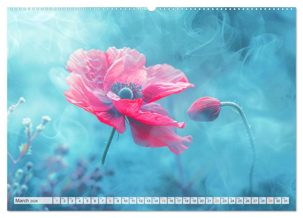 Etherial flowers (CALVENDO Premium-Calendar 2026)