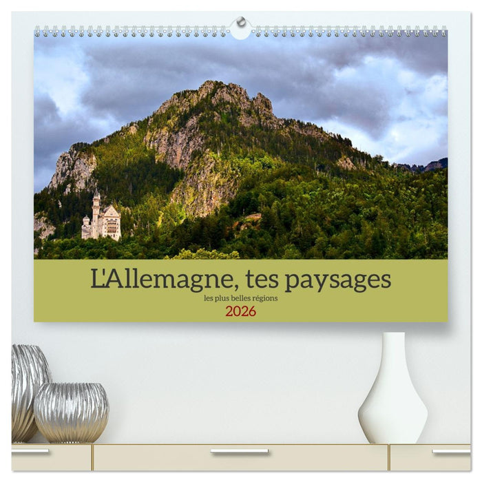 L'Allemagne, tes paysages (CALVENDO Calendrier supérieur 2026)