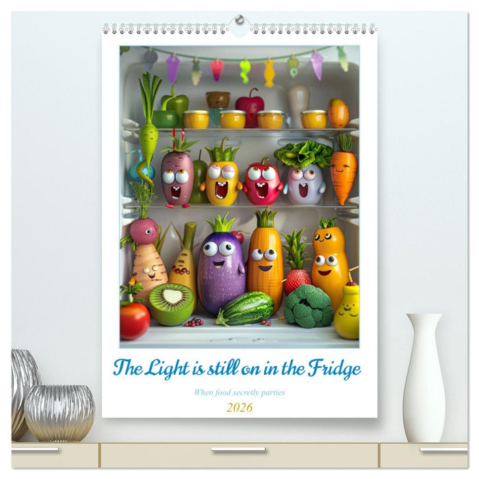 The Light ist still on in the Fridge (CALVENDO Premium-Calendar 2026)
