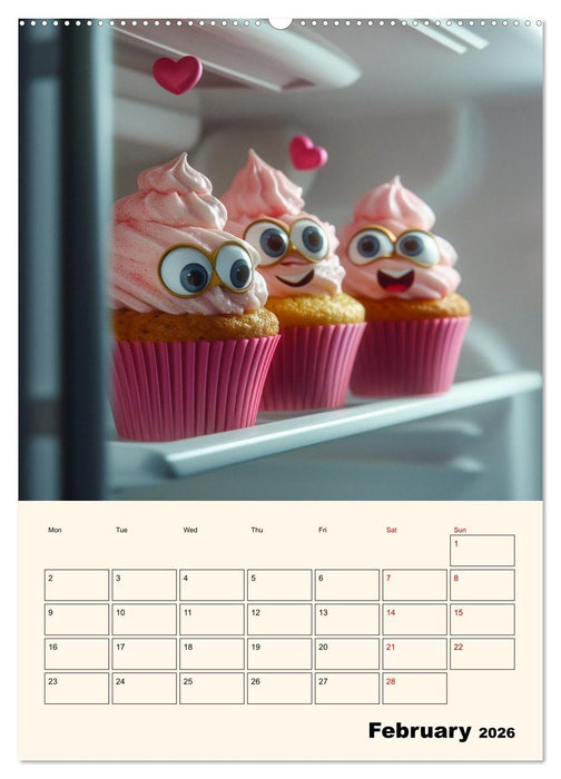 The Light ist still on in the Fridge (CALVENDO Premium-Calendar 2026)