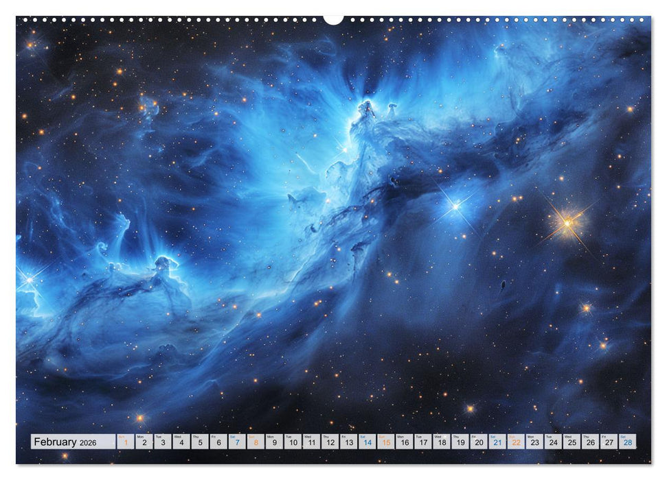 Dazzling Nebulae (CALVENDO Premium-Calendar 2026)