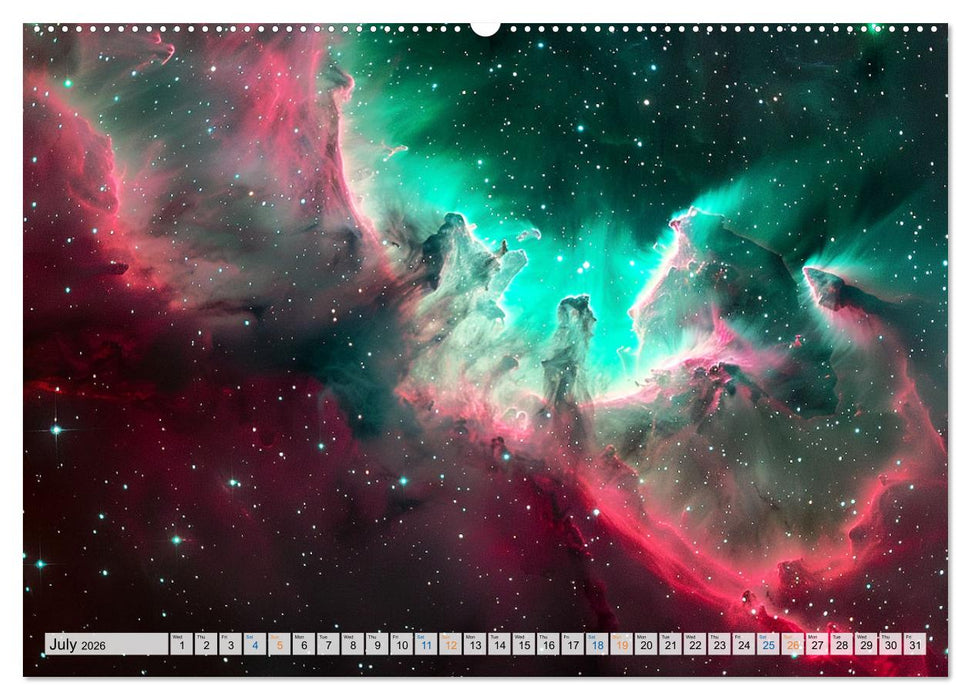 Dazzling Nebulae (CALVENDO Premium-Calendar 2026)