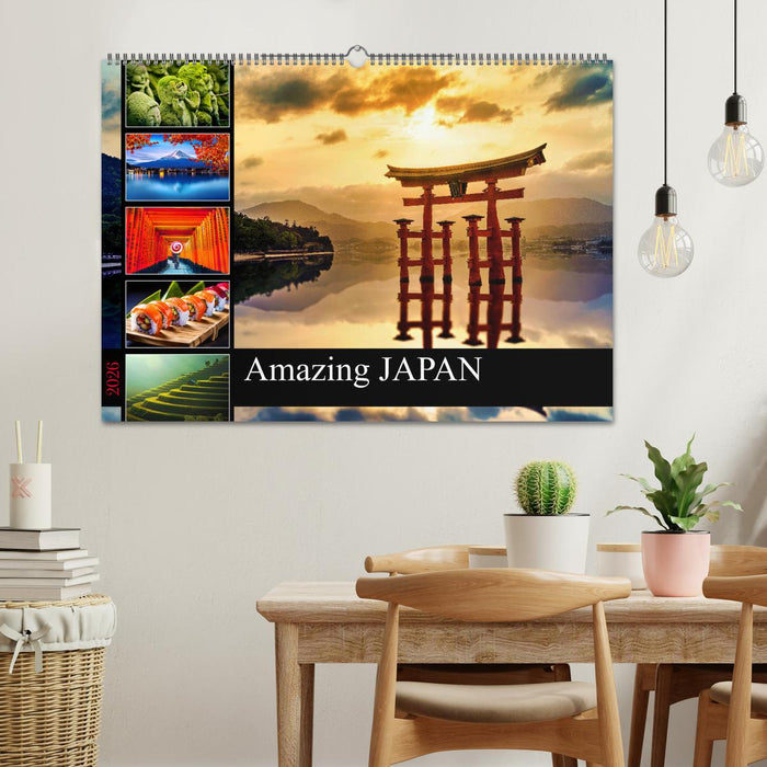Amazing JAPAN (CALVENDO Monthly Calendar 2026)