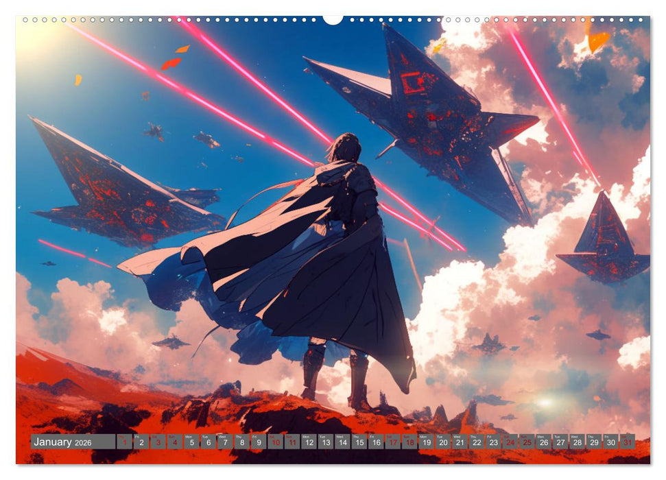 Starlight Warriors (CALVENDO Monthly Calendar 2026)