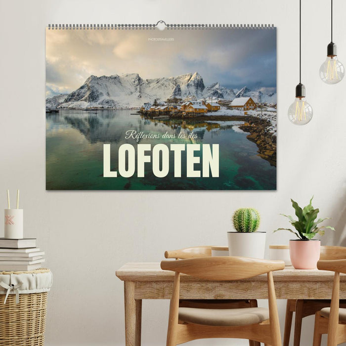 Réflexions dans les îles Lofoten (CALVENDO Calendrier mensuel 2026)