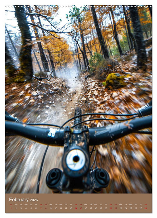 Downhill Adrenaline (CALVENDO Monthly Calendar 2026)