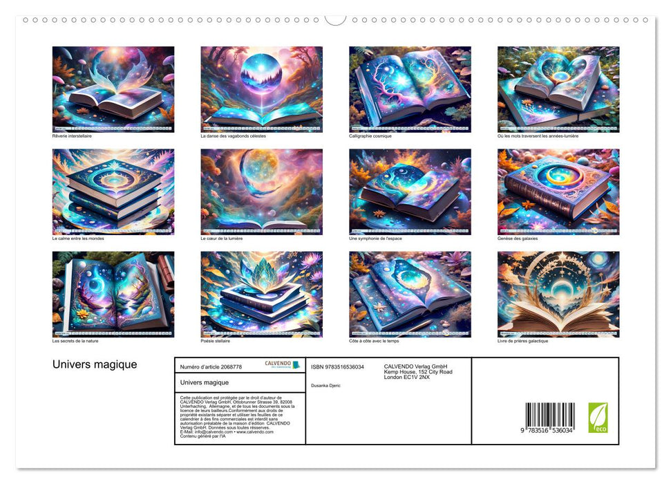 Univers magique (CALVENDO Calendrier supérieur 2026)