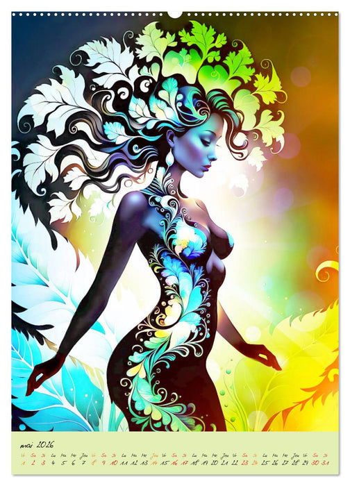 L'élégance de la nature (CALVENDO Calendrier mensuel 2026)