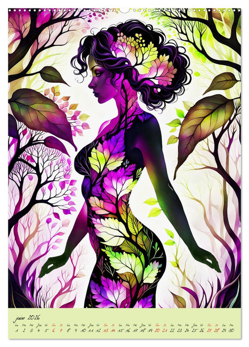 L'élégance de la nature (CALVENDO Calendrier mensuel 2026)