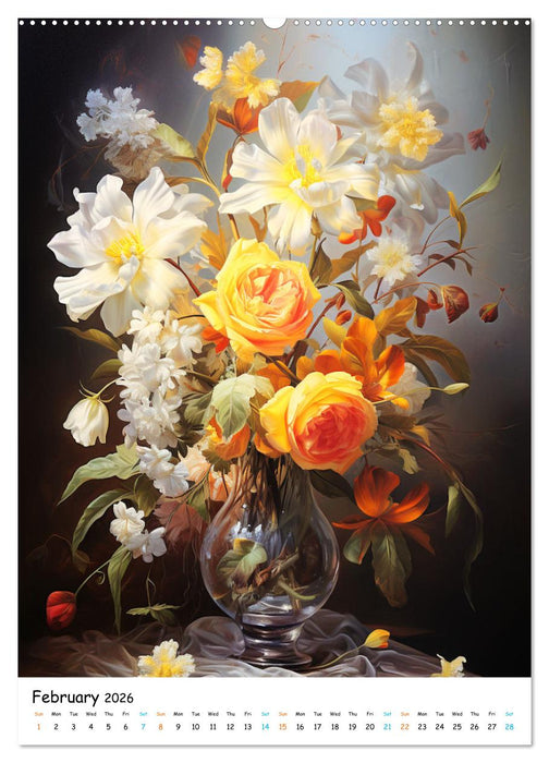 Blossoms & Vases (CALVENDO Monthly Calendar 2026)