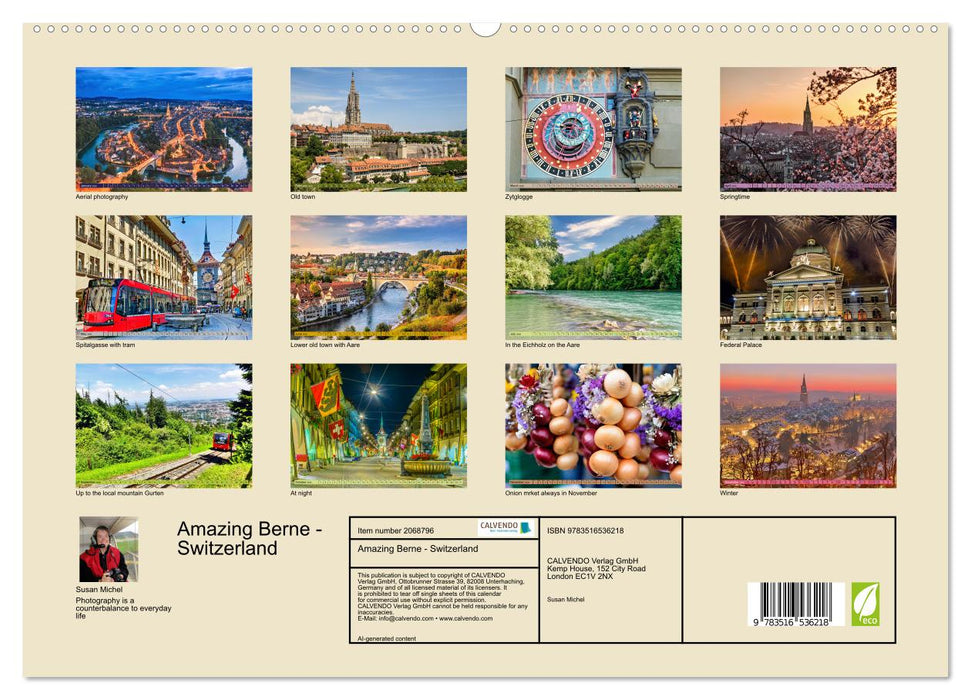 Amazing Berne - Switzerland (CALVENDO Premium-Calendar 2026)