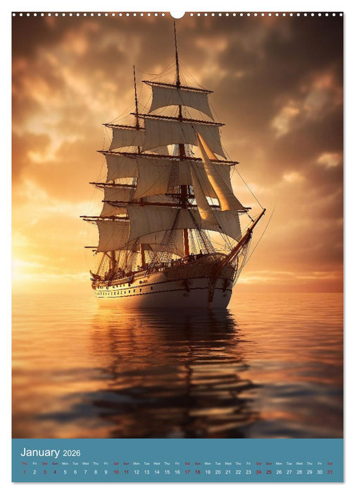 Weathering a Storm (CALVENDO Monthly Calendar 2026)