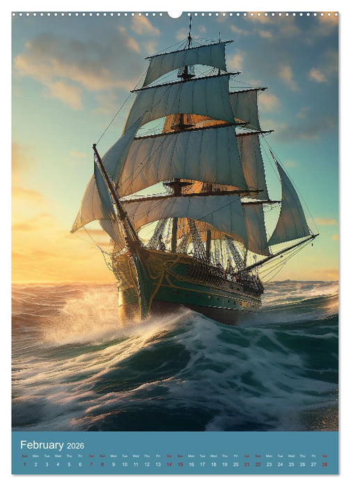 Weathering a Storm (CALVENDO Monthly Calendar 2026)