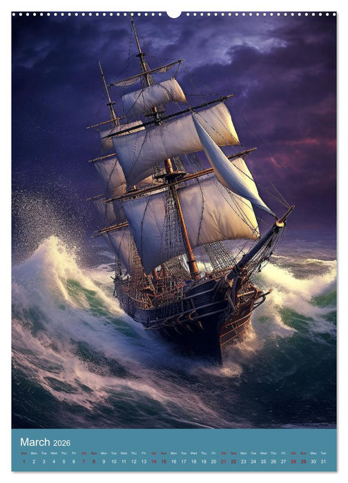 Weathering a Storm (CALVENDO Monthly Calendar 2026)