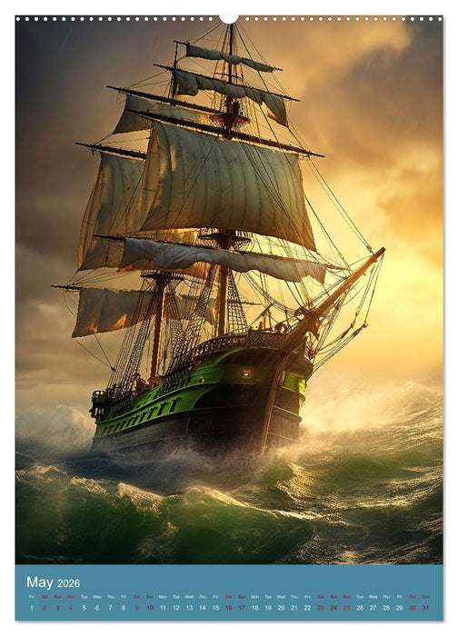 Weathering a Storm (CALVENDO Monthly Calendar 2026)