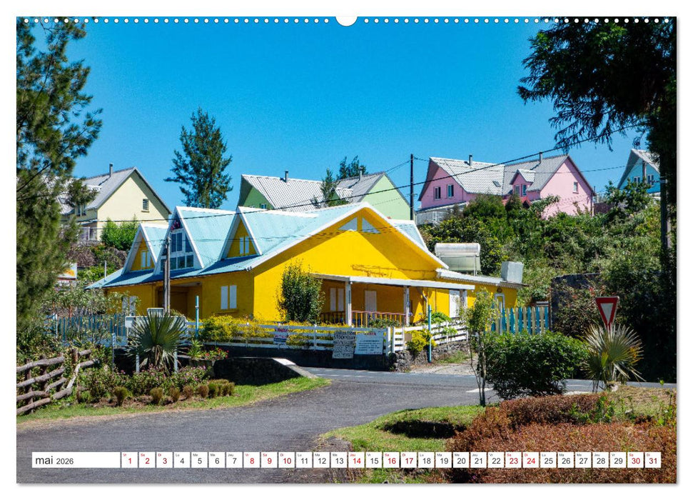 Île de la Réunion - Le paradis français dans l'océan Indien (CALVENDO Calendrier mensuel 2026)